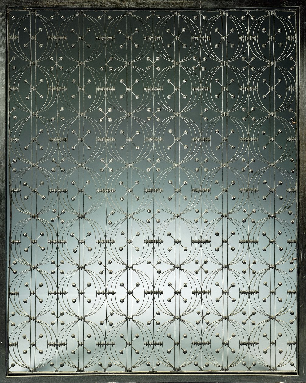 Et elevatorgitter, ca. 1893 af Dankmar Adler