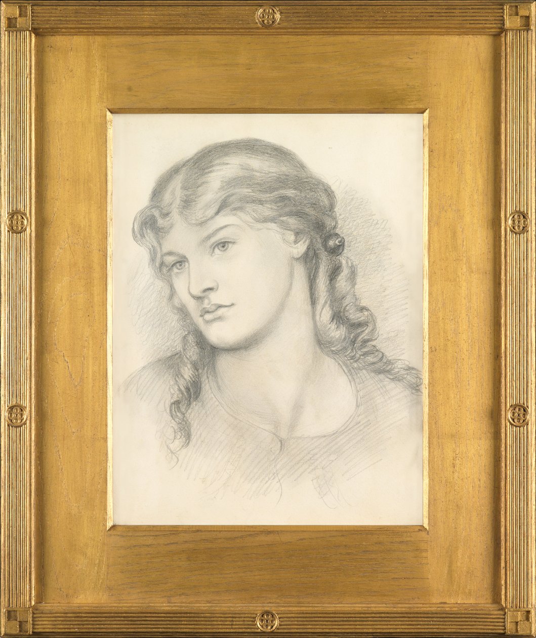 Alexa Wilding, 1865 af Dante Gabriel Charles Rossetti