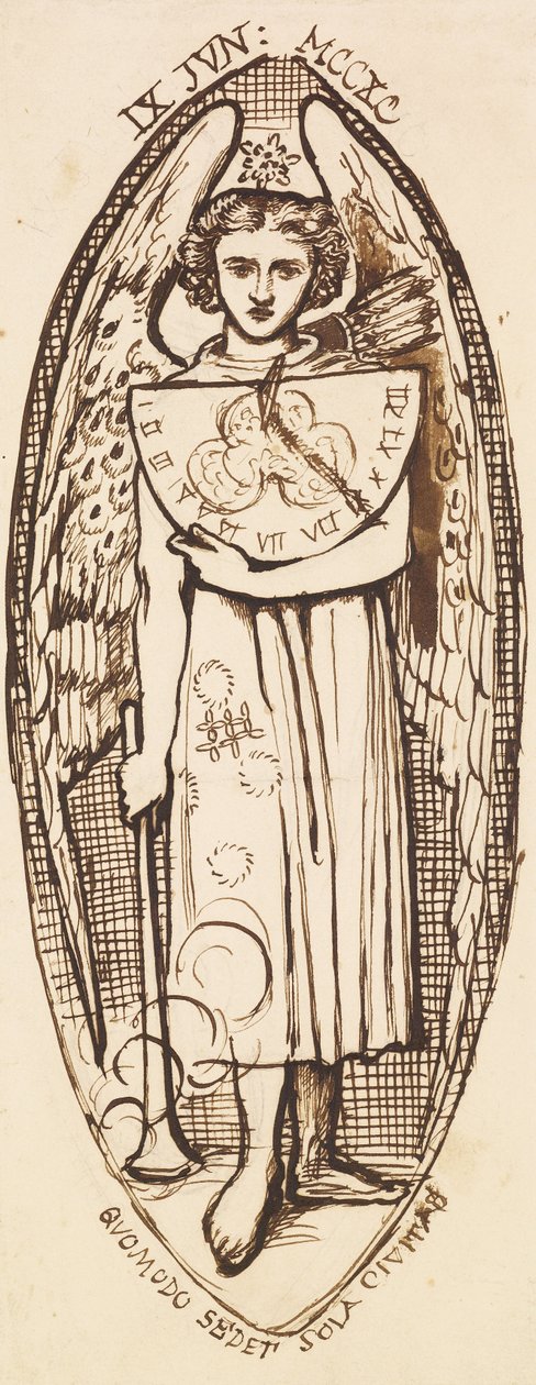 Dantis Love af Dante Gabriel Charles Rossetti