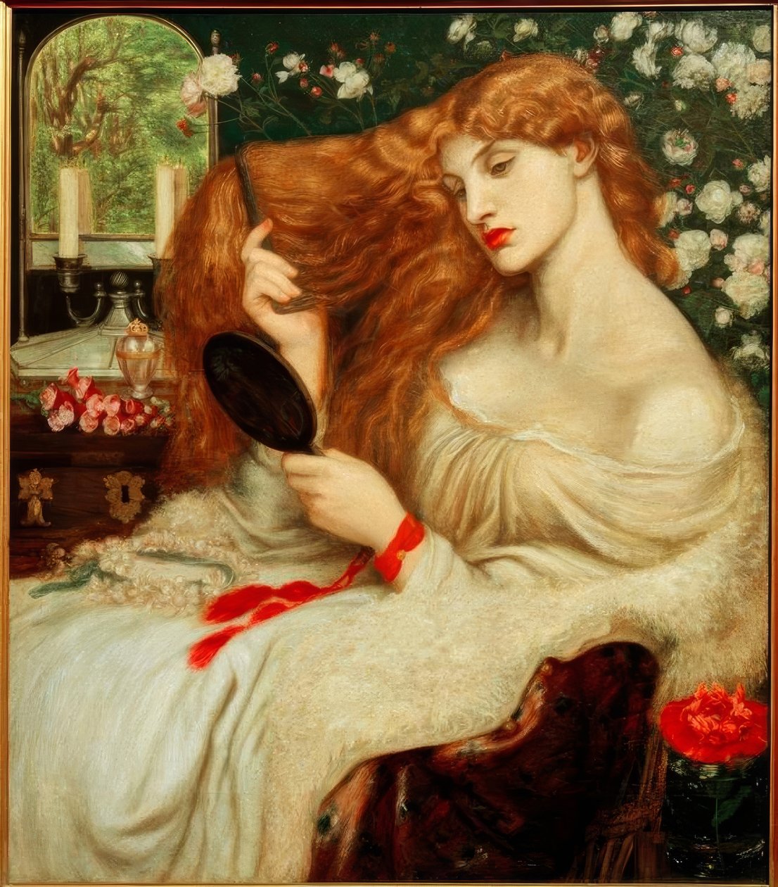 Lady Lilith af Dante Gabriel Charles Rossetti