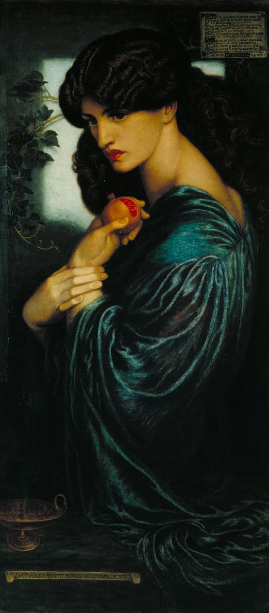 Proserpine af Dante Gabriel Charles Rossetti