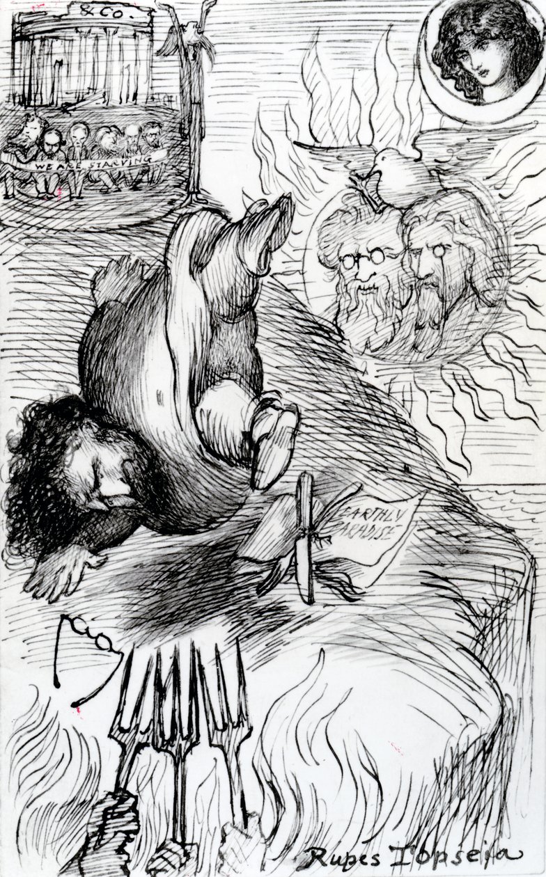 Rupes Topseia, 1874 af Dante Gabriel Charles Rossetti