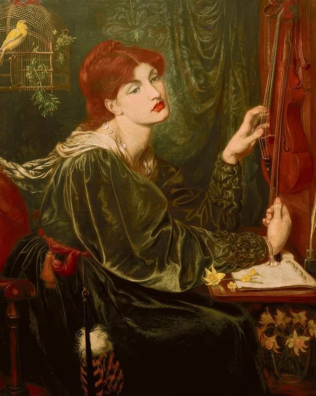 Veronica Veronese af Dante Gabriel Charles Rossetti