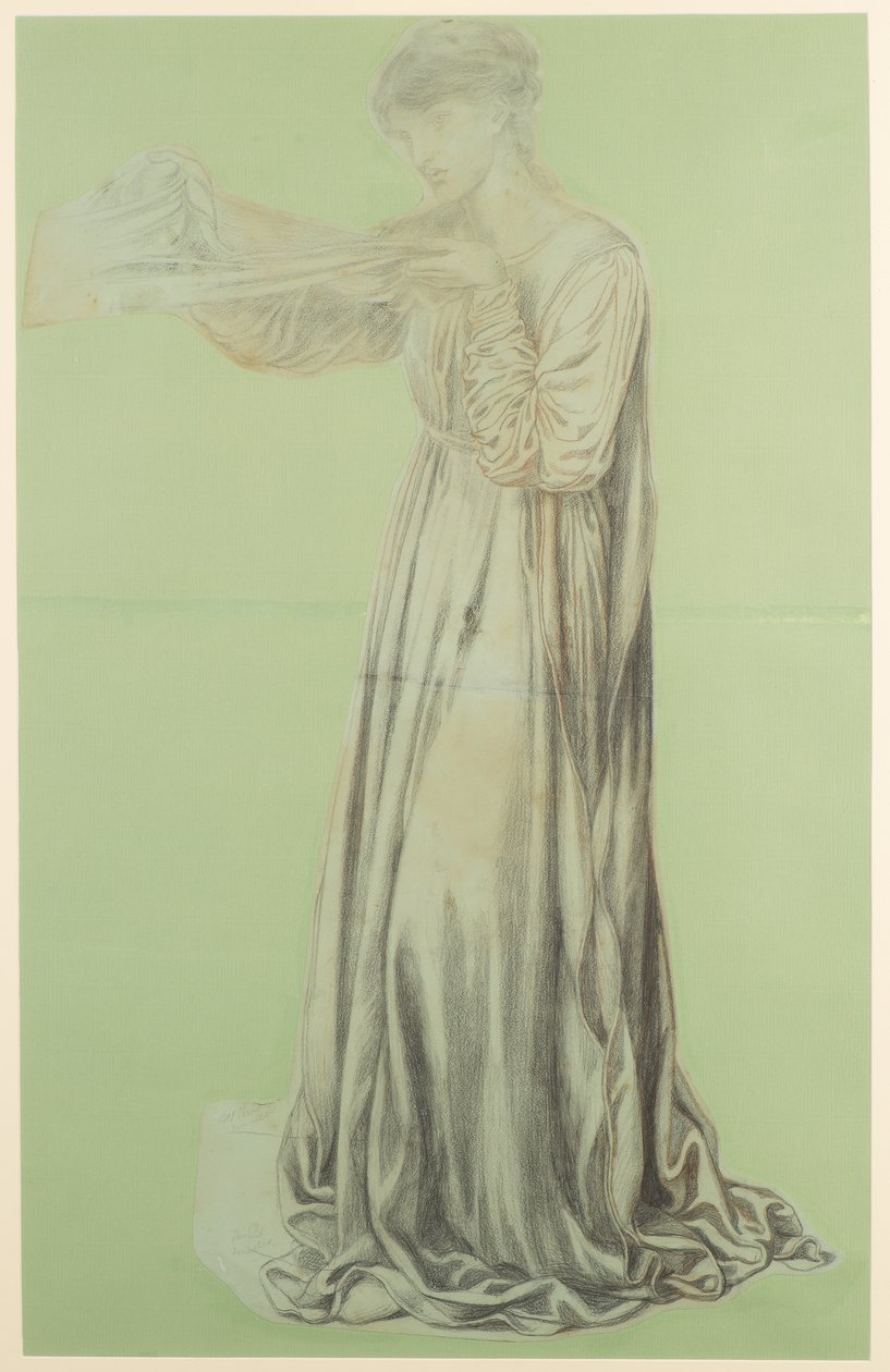 En undersøgelse til Dantes drøm af Dante Gabriel Charles Rossetti