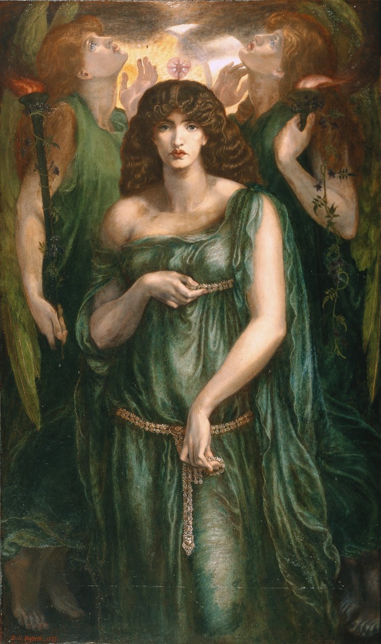 Astarte syyrialainen af Dante Gabriel Charles Rossetti