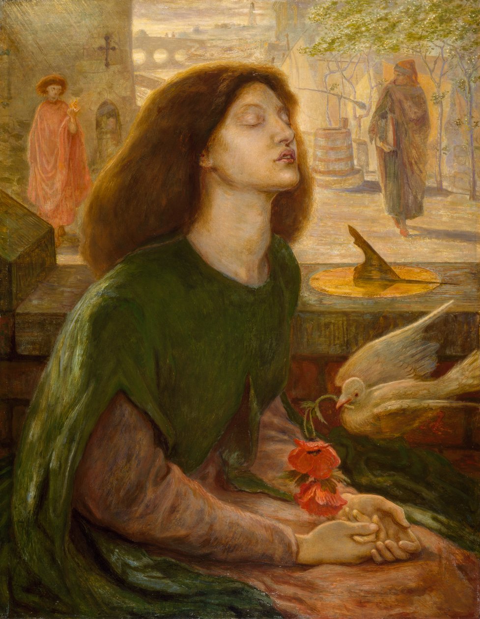 Beata Beatrix, 1862 af Dante Gabriel Charles Rossetti