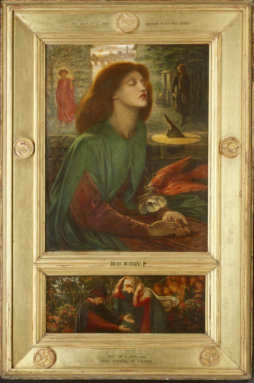Beata Beatrix, 1871-72 af Dante Gabriel Charles Rossetti