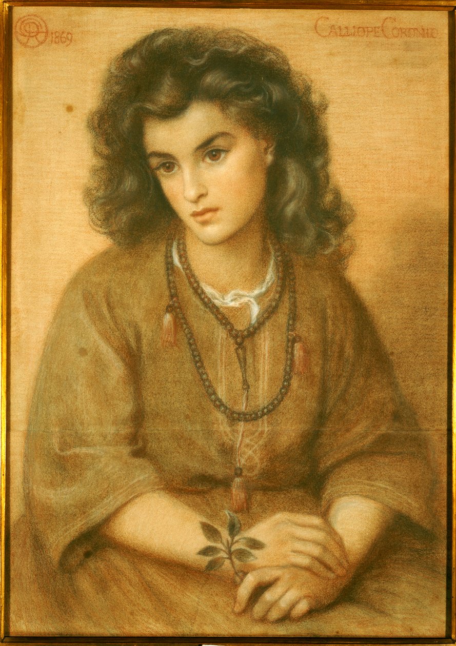 Calliope Coronio, 1869 af Dante Gabriel Charles Rossetti