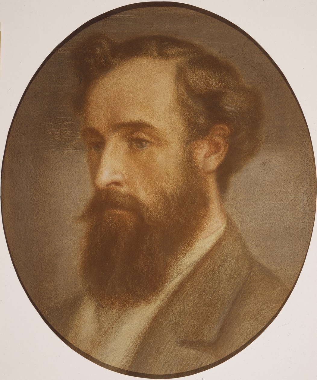 Frederick Leyland (1831-91) (pastel på papir) af Dante Gabriel Charles Rossetti