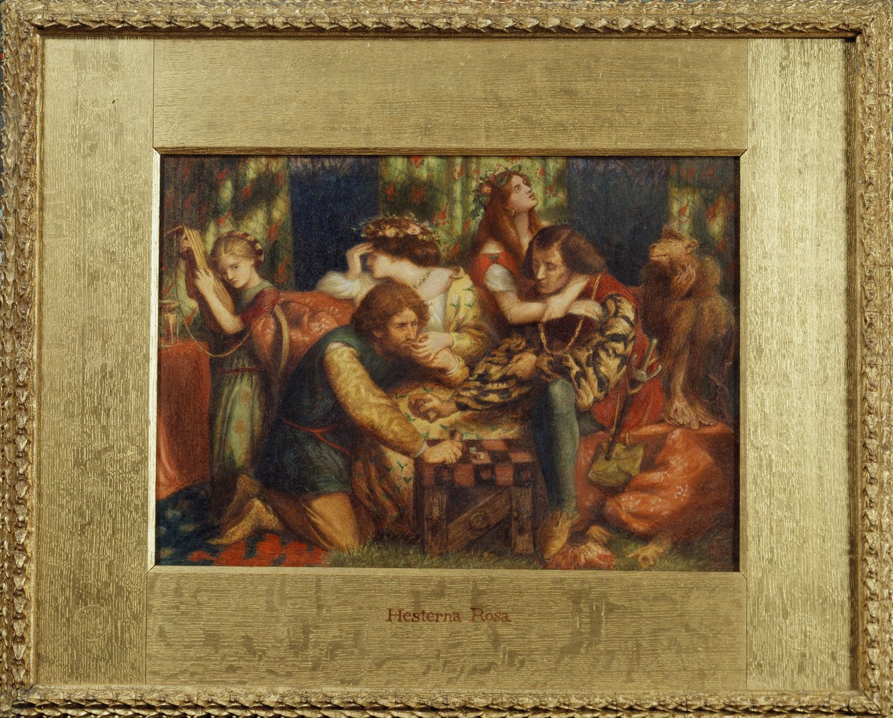 Gårsdagens Rose af Dante Gabriel Charles Rossetti