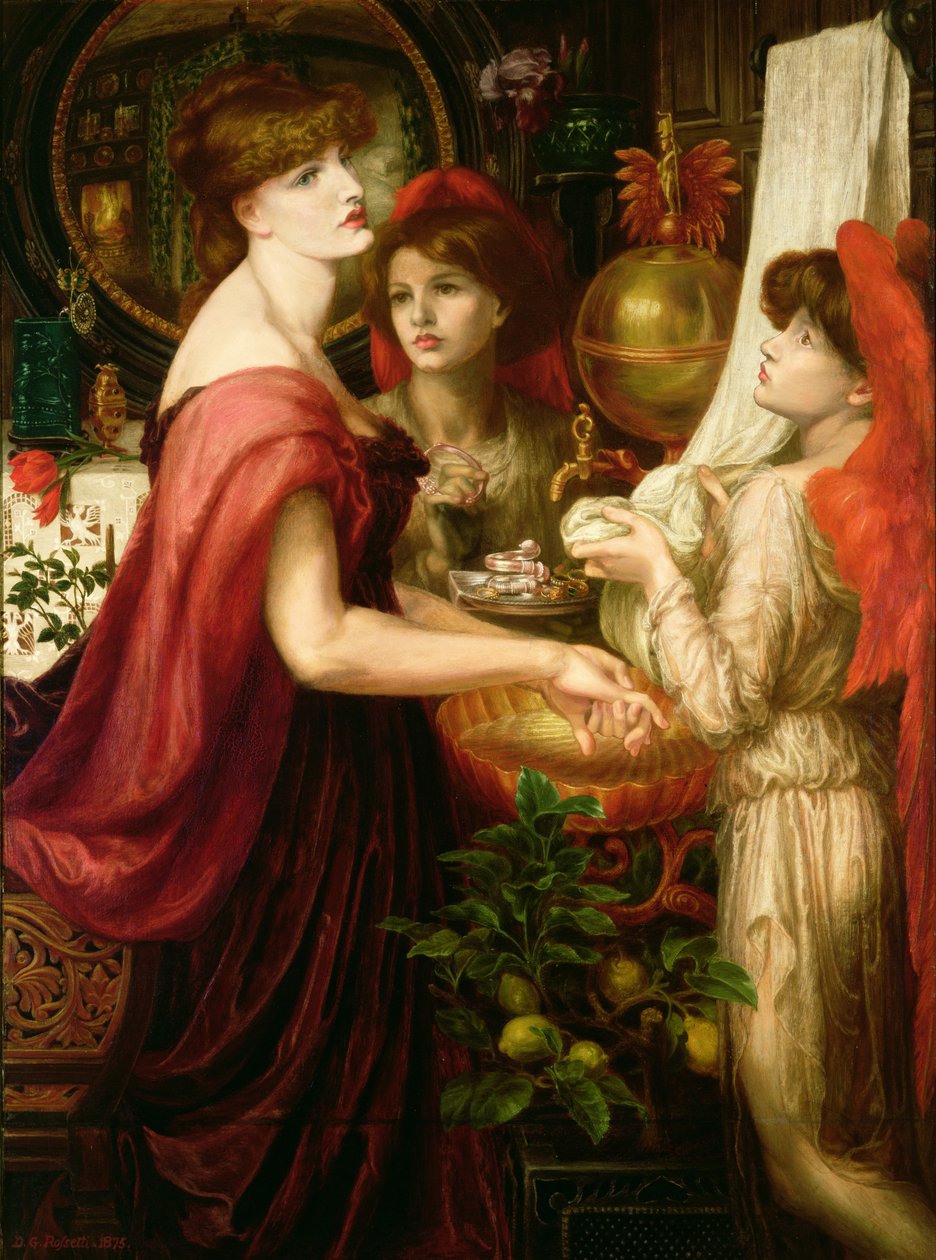 Den smukke hånd af Dante Gabriel Charles Rossetti