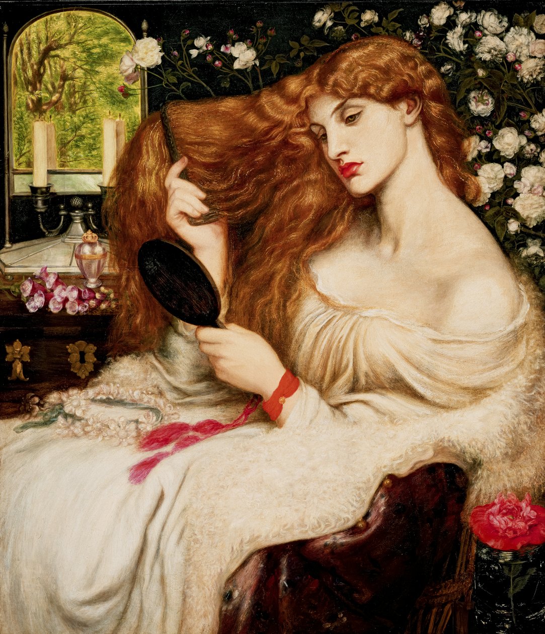 Lady Lilith af Dante Gabriel Charles Rossetti