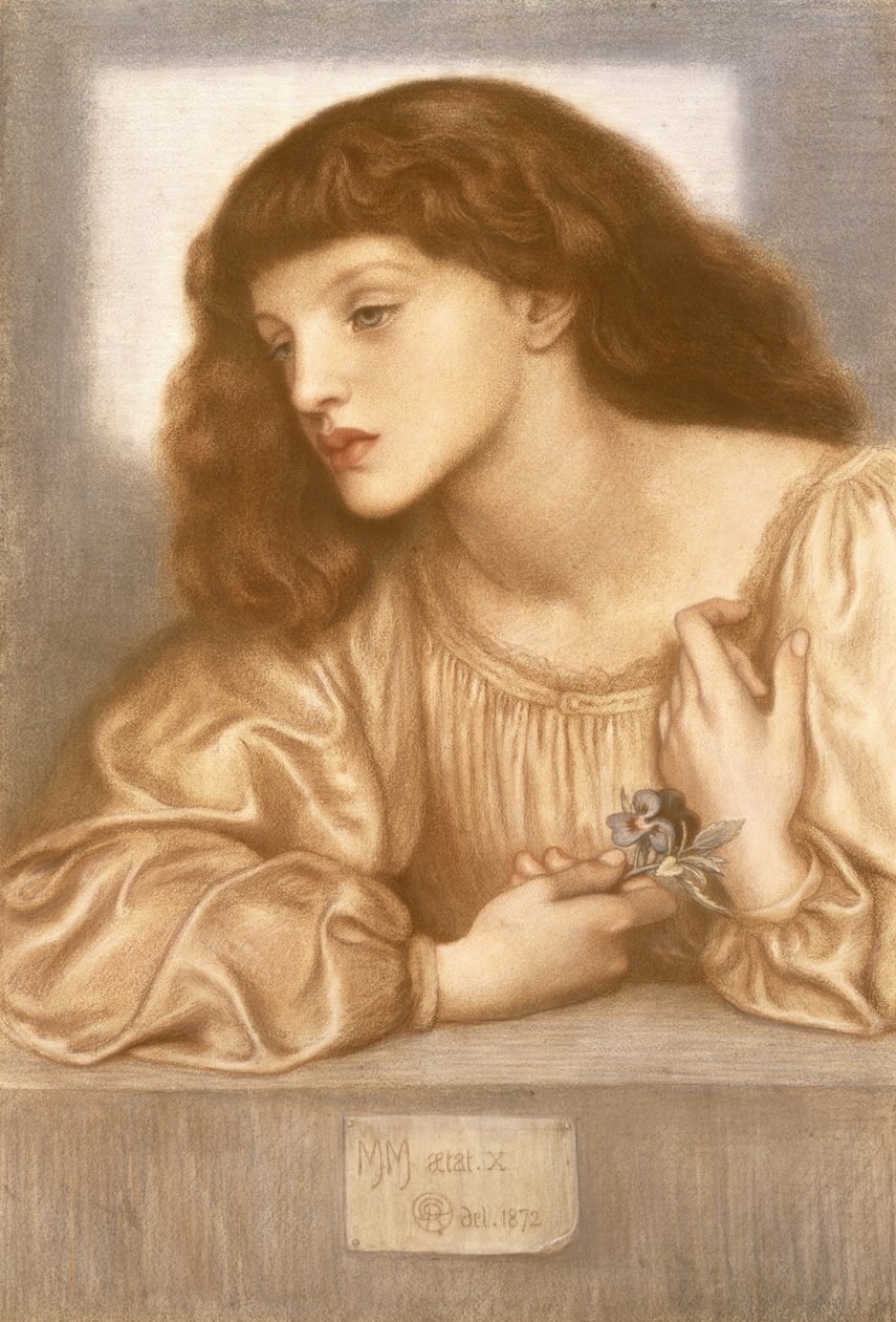 May Morris, 1872 af Dante Gabriel Charles Rossetti