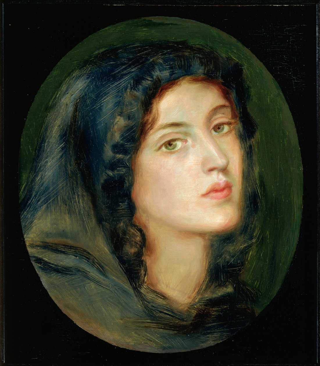 Miss Burton af Dante Gabriel Charles Rossetti