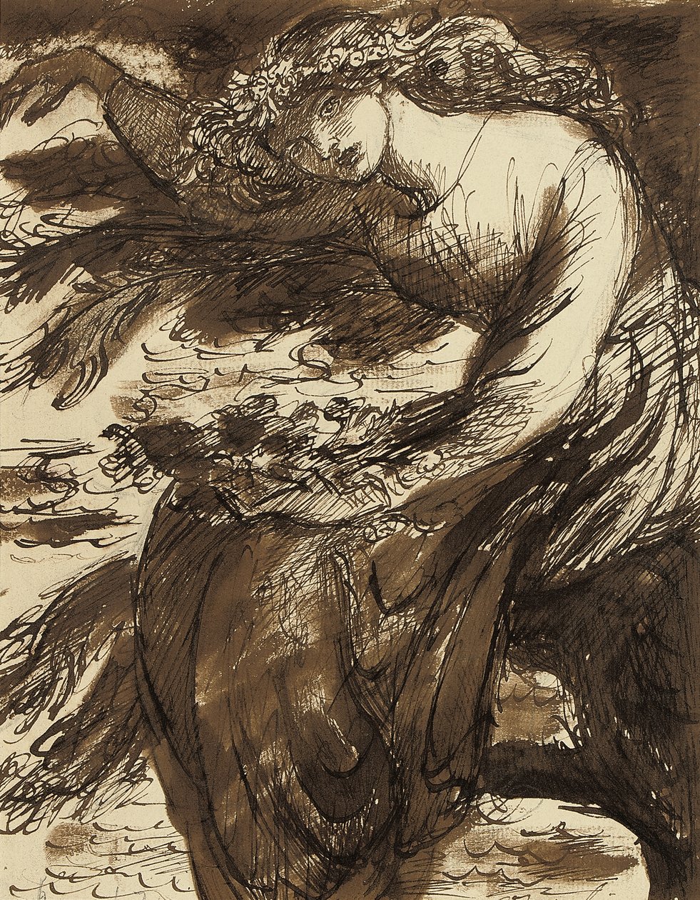 Ophelia, af Dante Gabriel Charles Rossetti