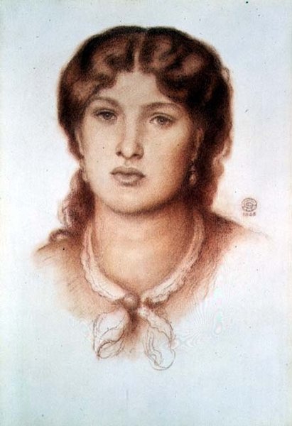 Portræt af Fanny Cornforth, 1868 af Dante Gabriel Charles Rossetti