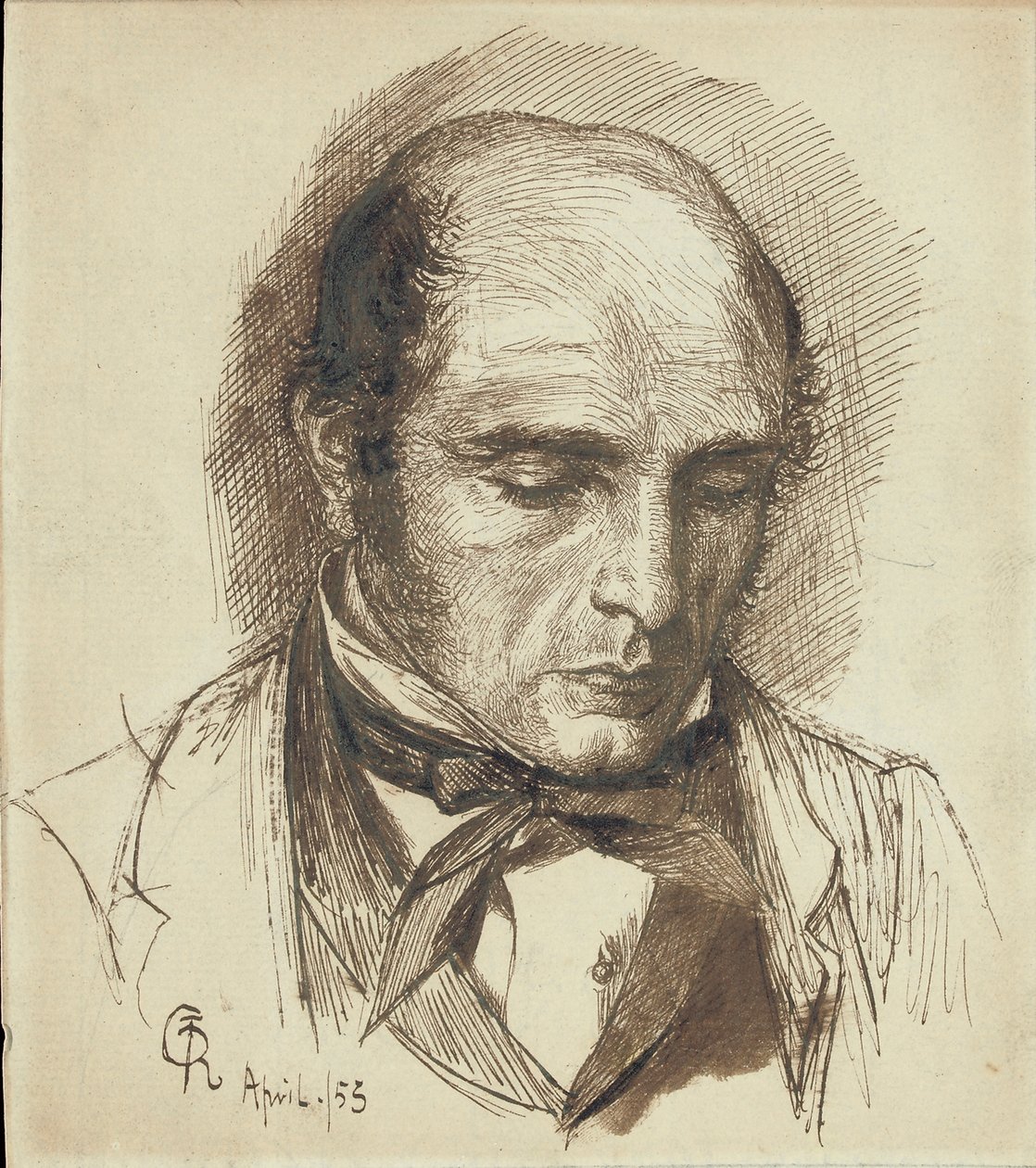 Portræt af Henry Polidori, 1953 af Dante Gabriel Charles Rossetti