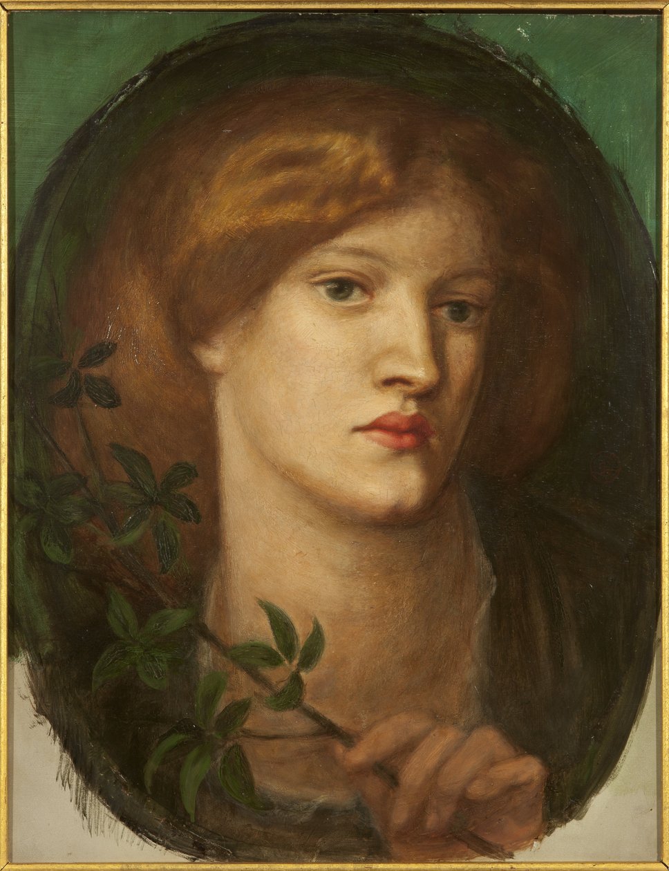 Portræt af Louisa Ruth Herbert af Dante Gabriel Charles Rossetti