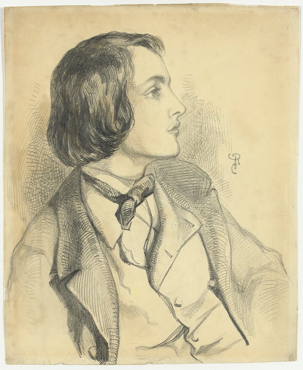 Portræt af William Michael Rossetti, af Dante Gabriel Charles Rossetti