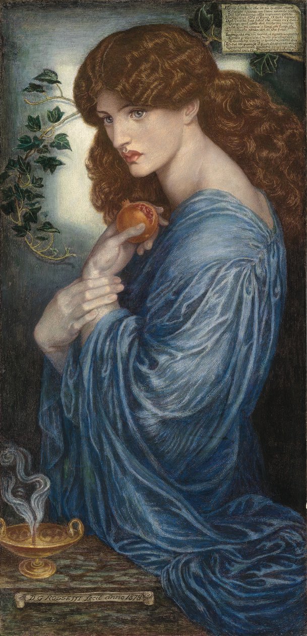 Proserpina af Dante Gabriel Charles Rossetti