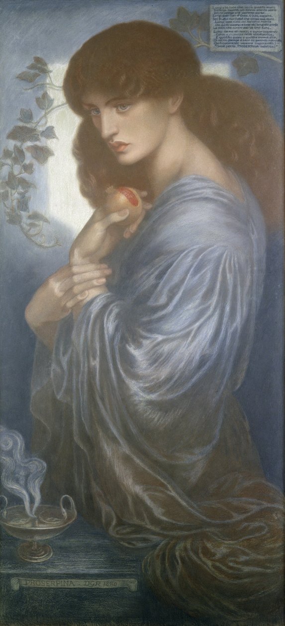Proserpin af Dante Gabriel Charles Rossetti