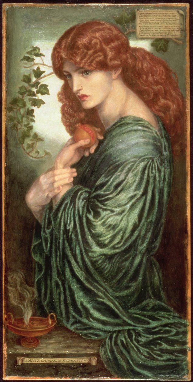Proserpin, 1882 af Dante Gabriel Charles Rossetti