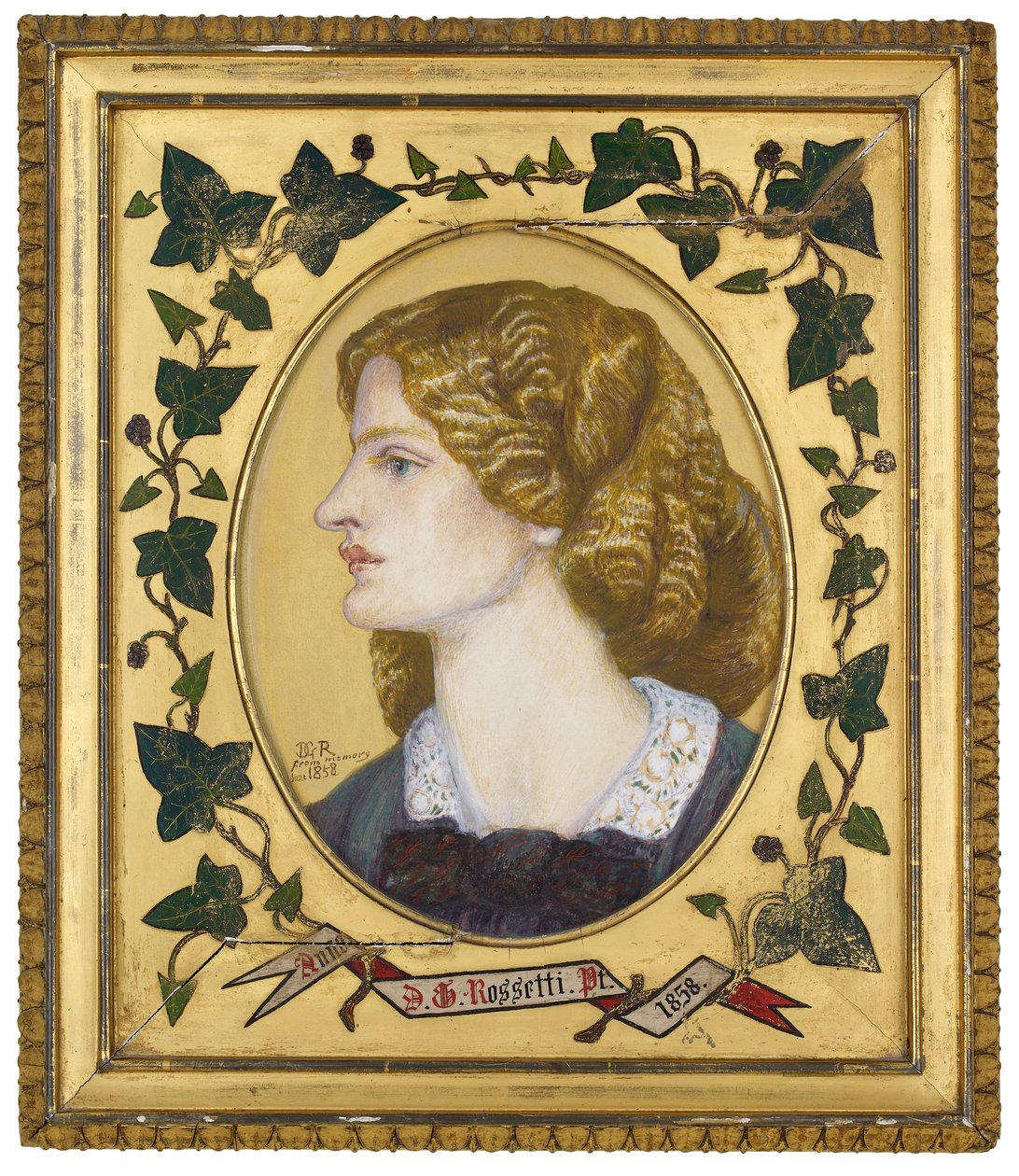 Ruth Herbert af Dante Gabriel Charles Rossetti