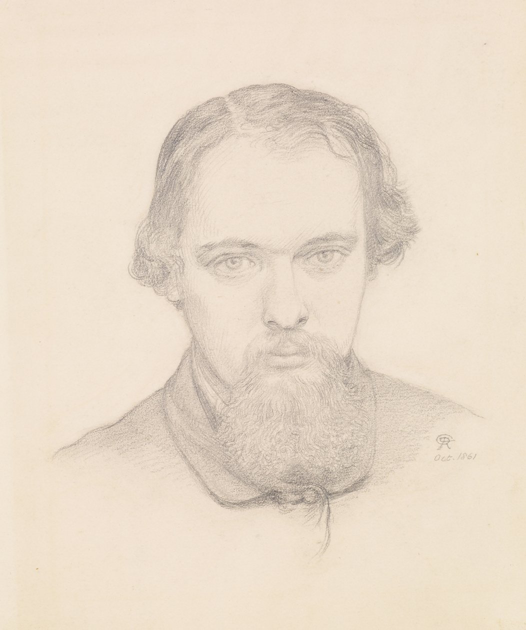 Omakuva af Dante Gabriel Charles Rossetti