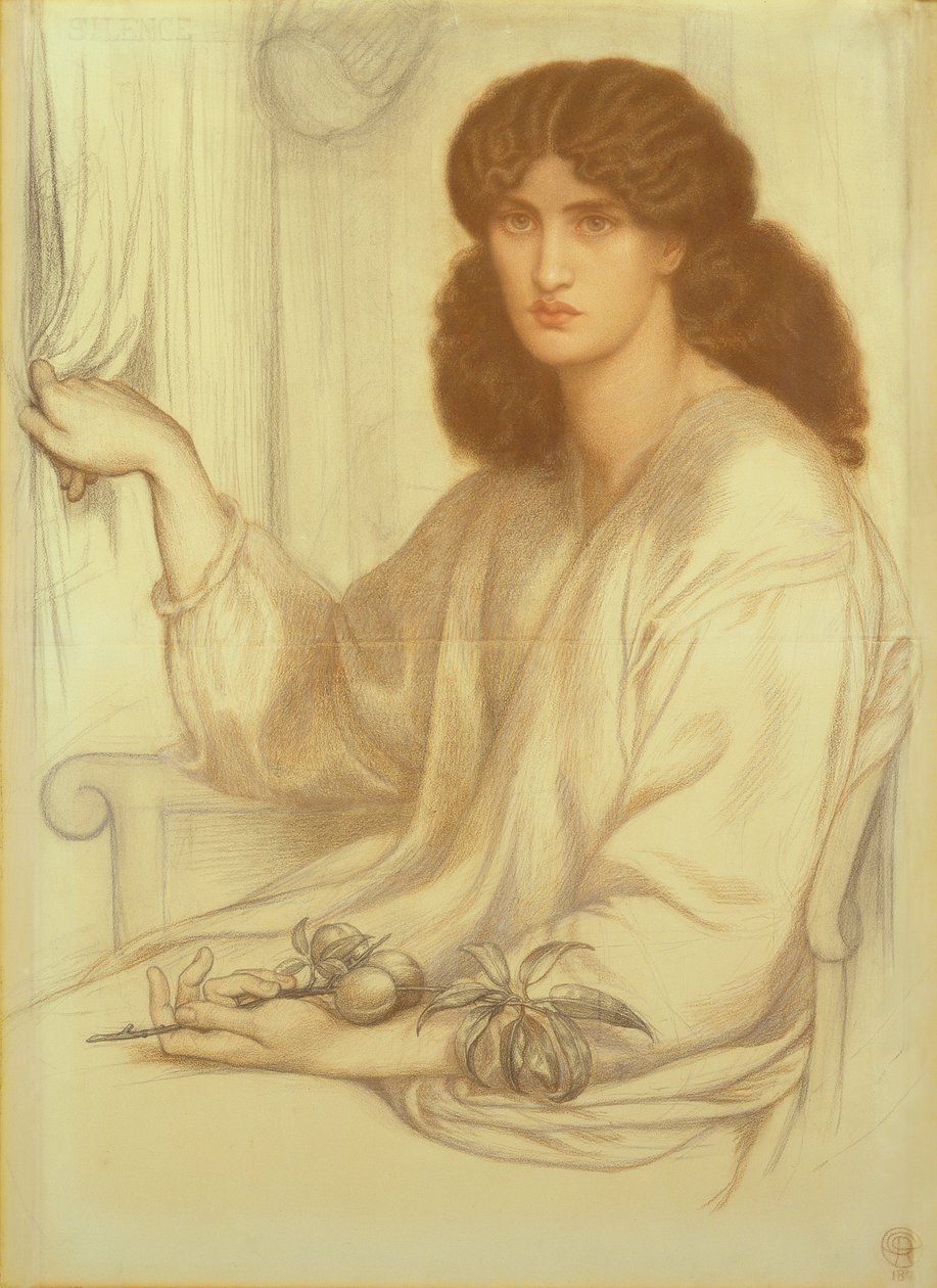 Stilhed, 1870 af Dante Gabriel Charles Rossetti