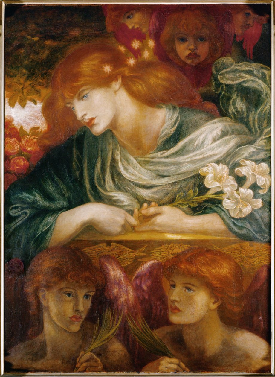 Den velsignede Damozel af Dante Gabriel Charles Rossetti