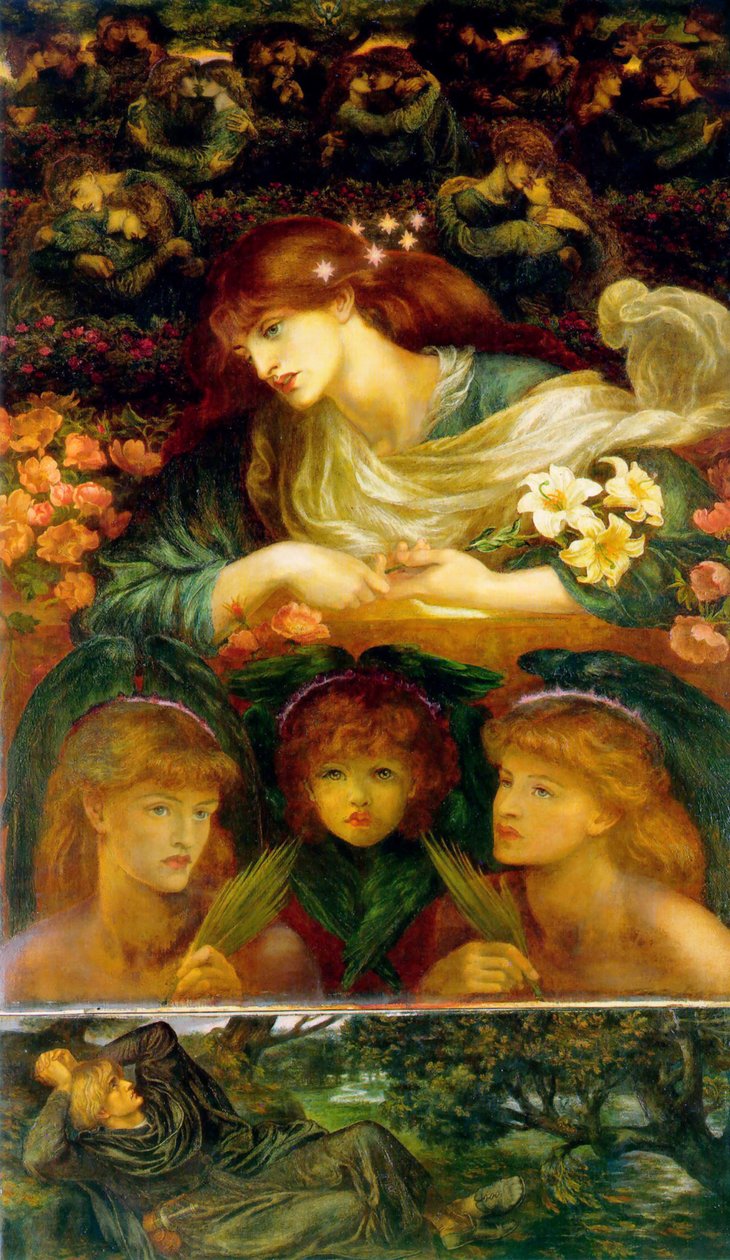 Den salige Damozel af Dante Gabriel Charles Rossetti