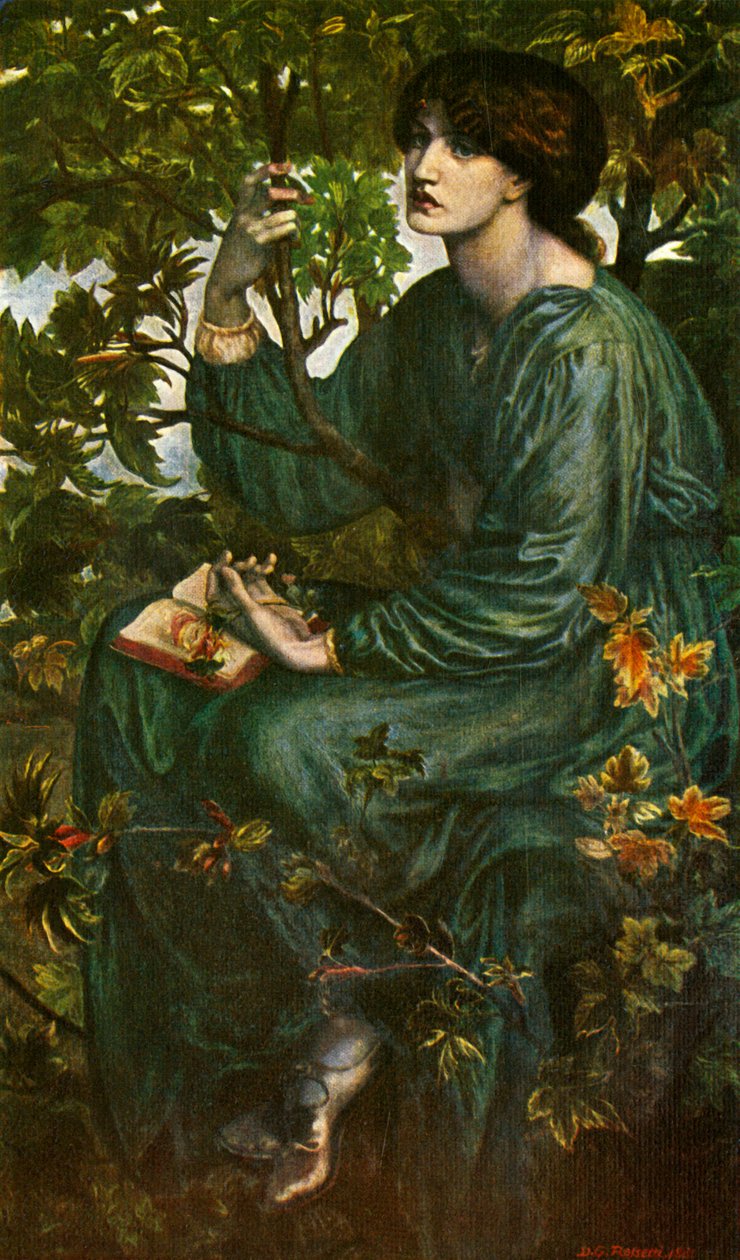 Dagdrømmen, 1880, c1912 af Dante Gabriel Charles Rossetti