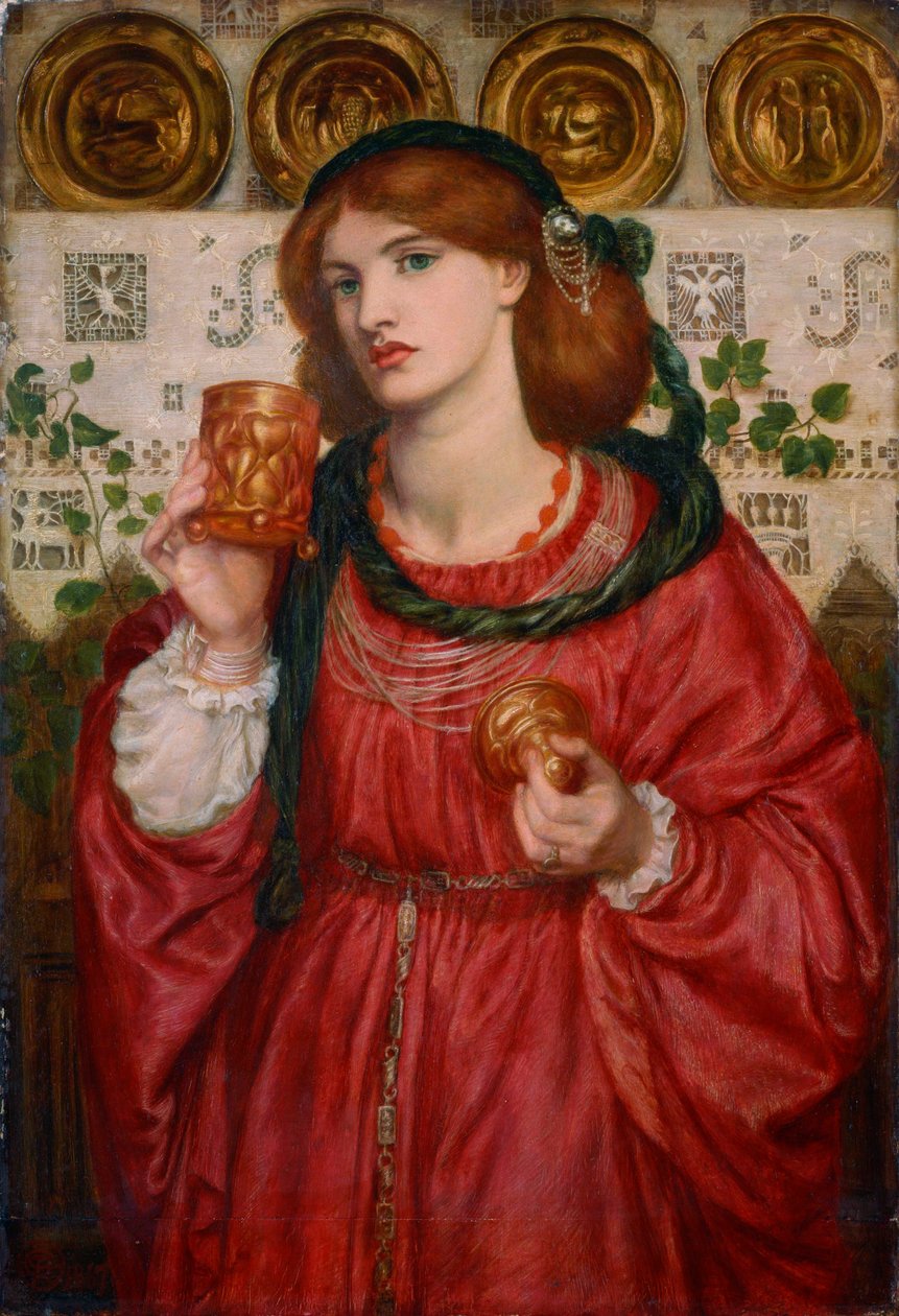 Den kærlige bæger, 1867 af Dante Gabriel Charles Rossetti