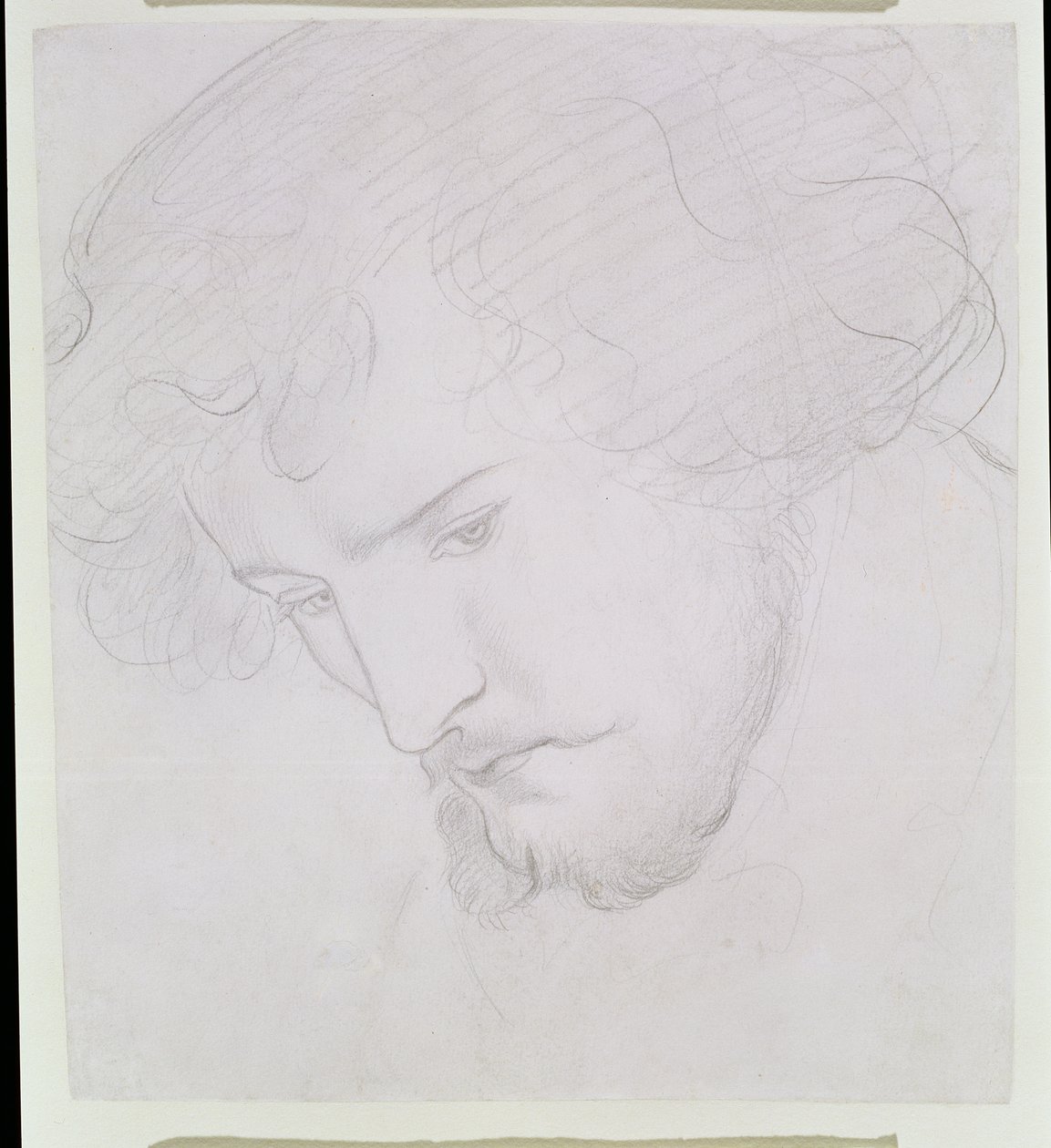 The Seed of David - Study for David, 1859-1862 af Dante Gabriel Charles Rossetti