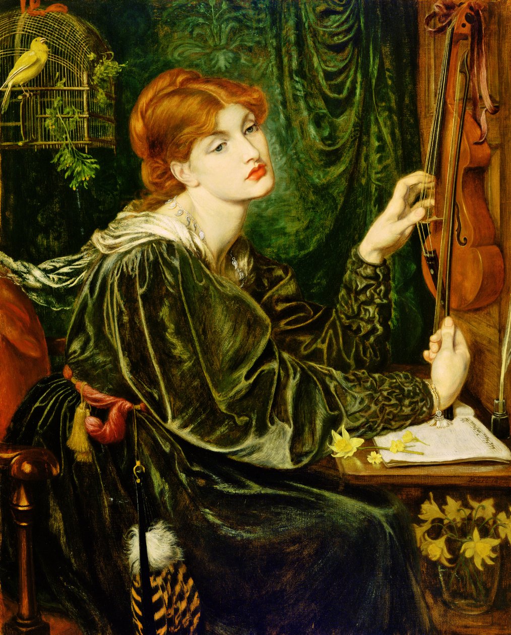 Veronica Veronese af Dante Gabriel Charles Rossetti