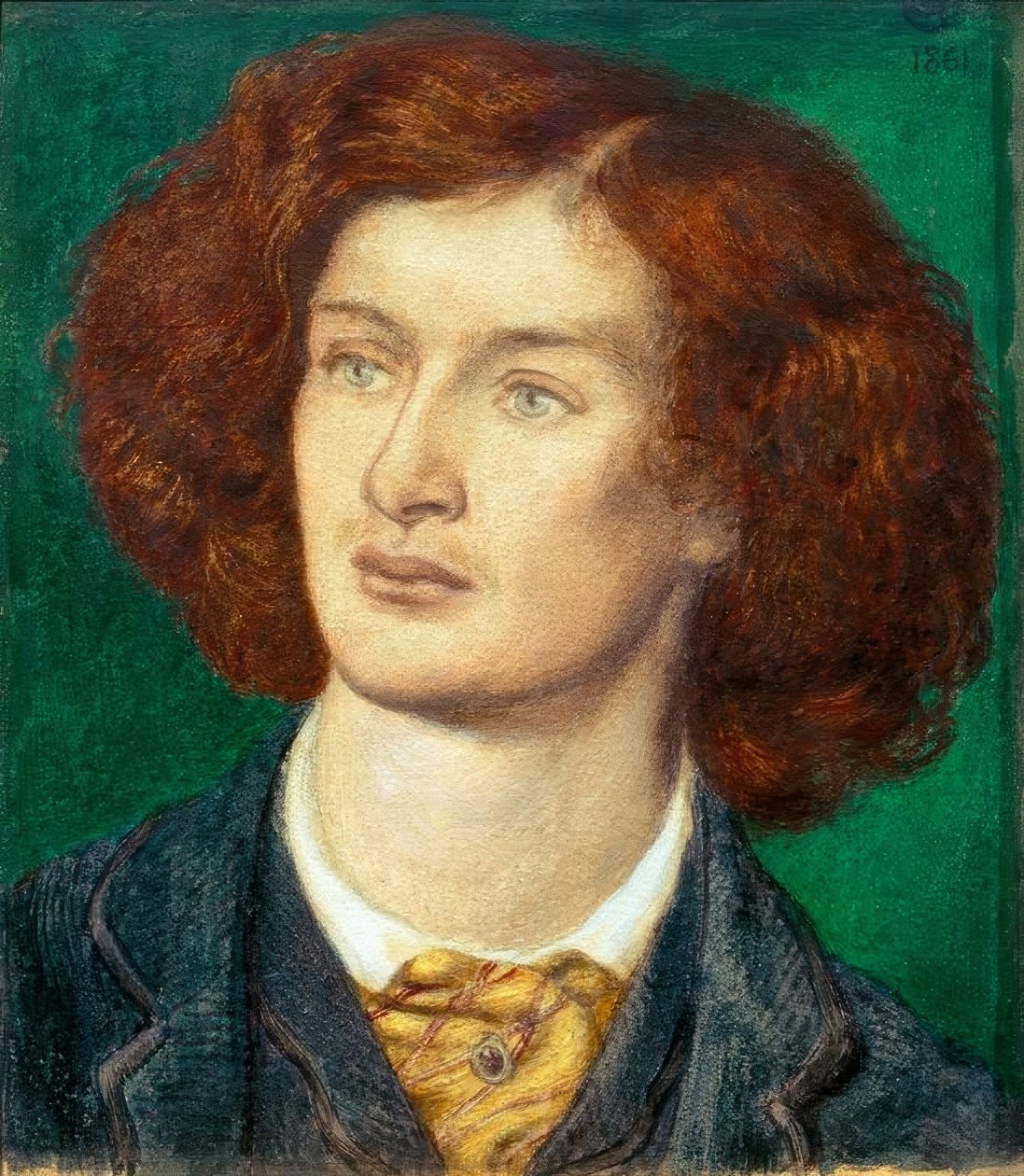 Algernon Charles Swinburne af Dante Gabriel Charles Rossetti