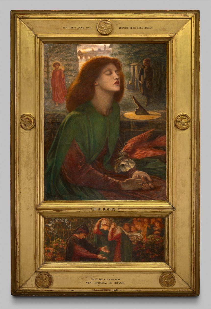 Velsignede Beatrix af Dante Gabriel Rossetti