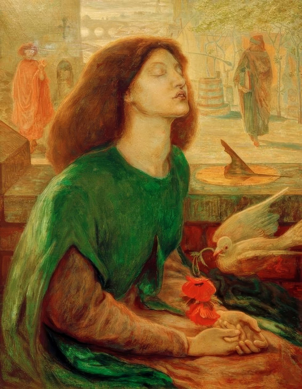Beata Beatrix af Dante Gabriel Charles Rossetti