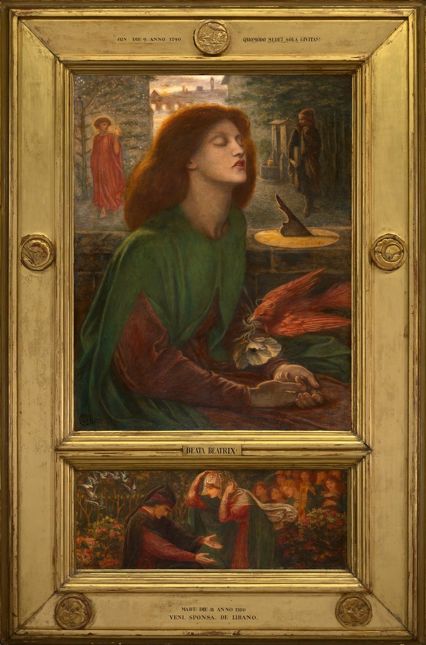 Beata Beatrix, 187172. af Dante Gabriel Rossetti