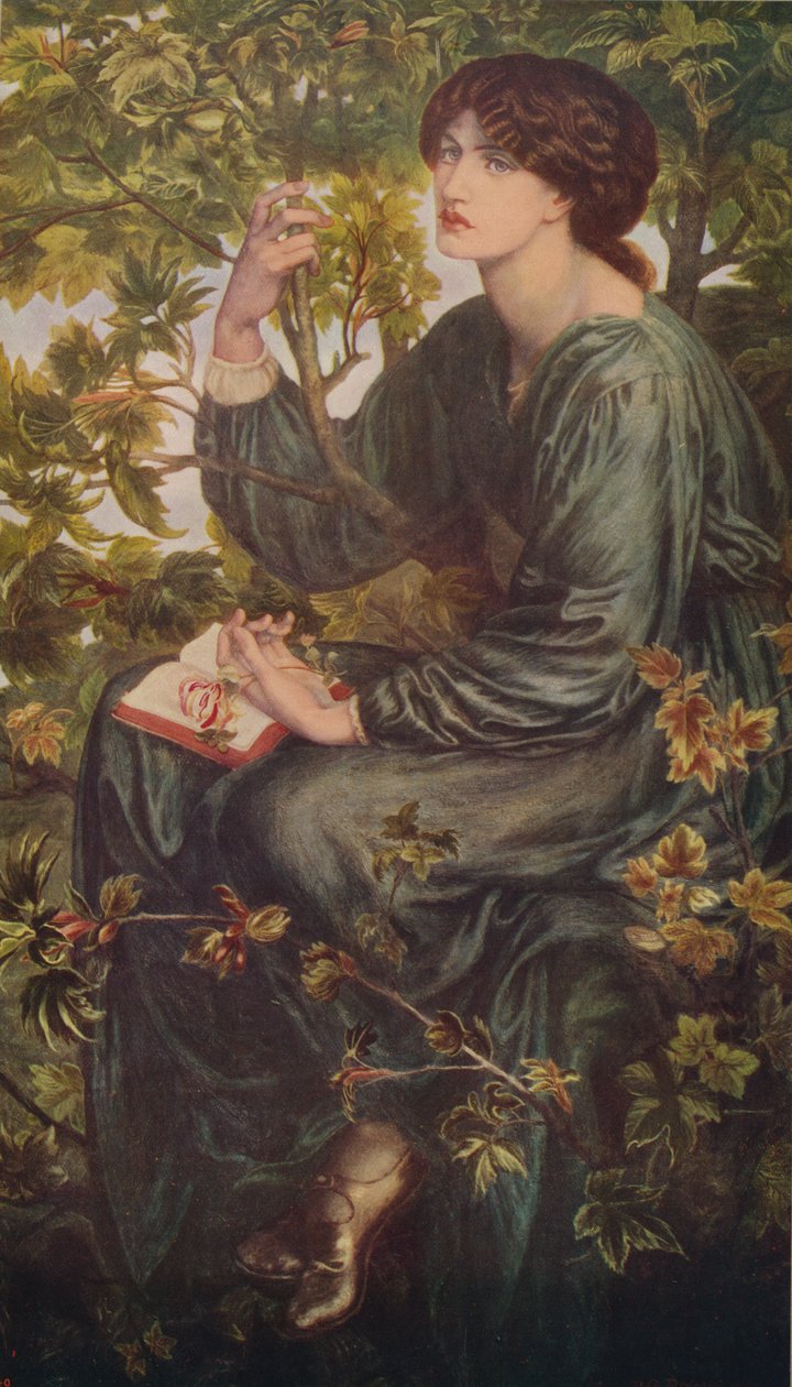Dagdrømme, 1880, c1915 af Dante Gabriel Charles Rossetti