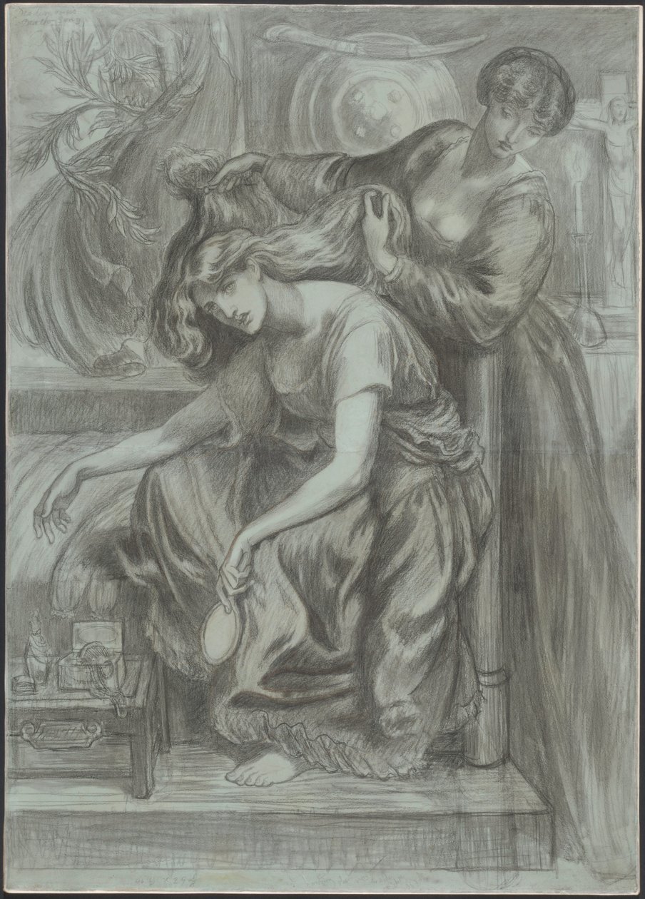 Desdemonas dødsang af Dante Gabriel Rossetti