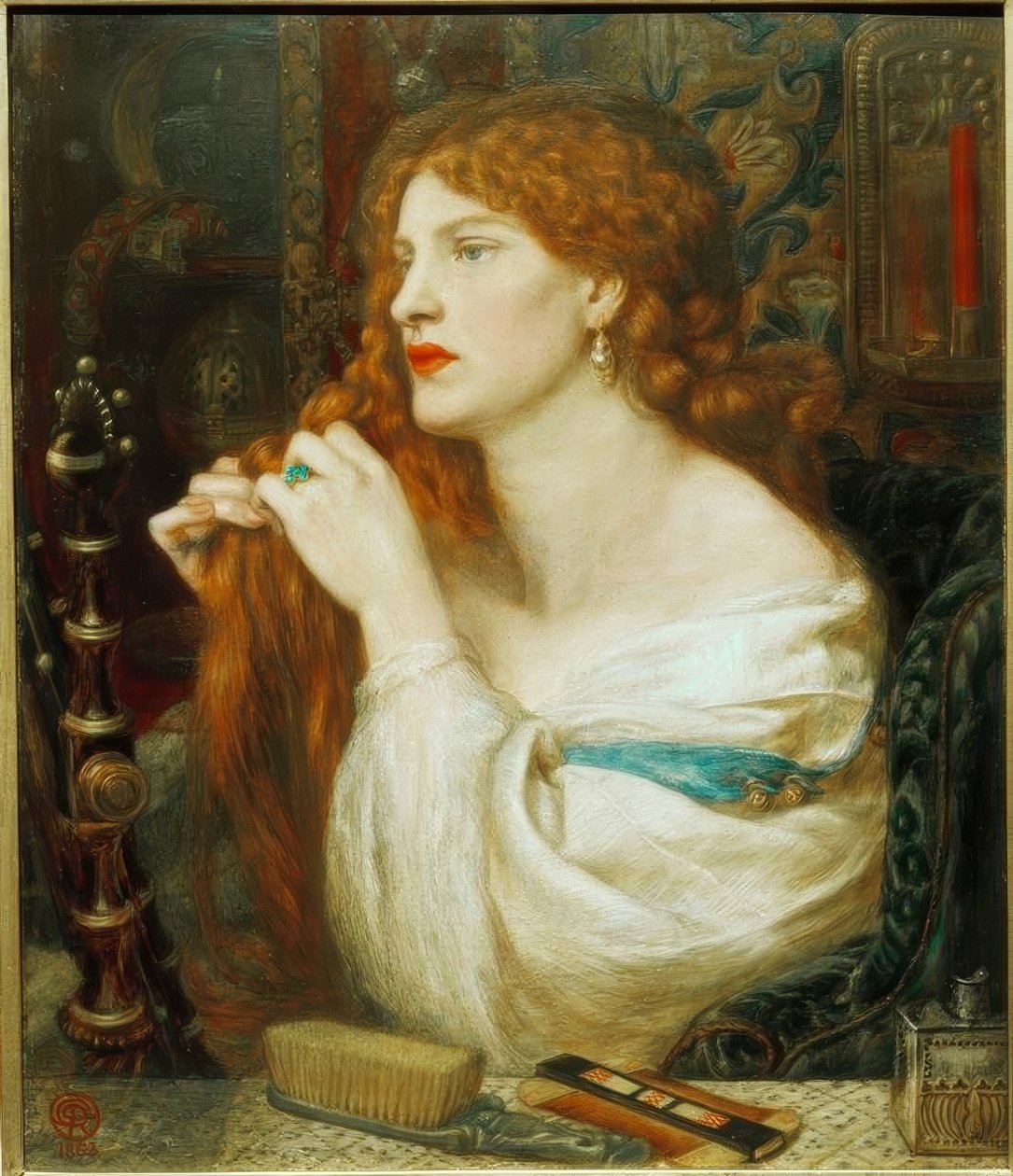 Fazios elskerinde (Aurelia) af Dante Gabriel Charles Rossetti