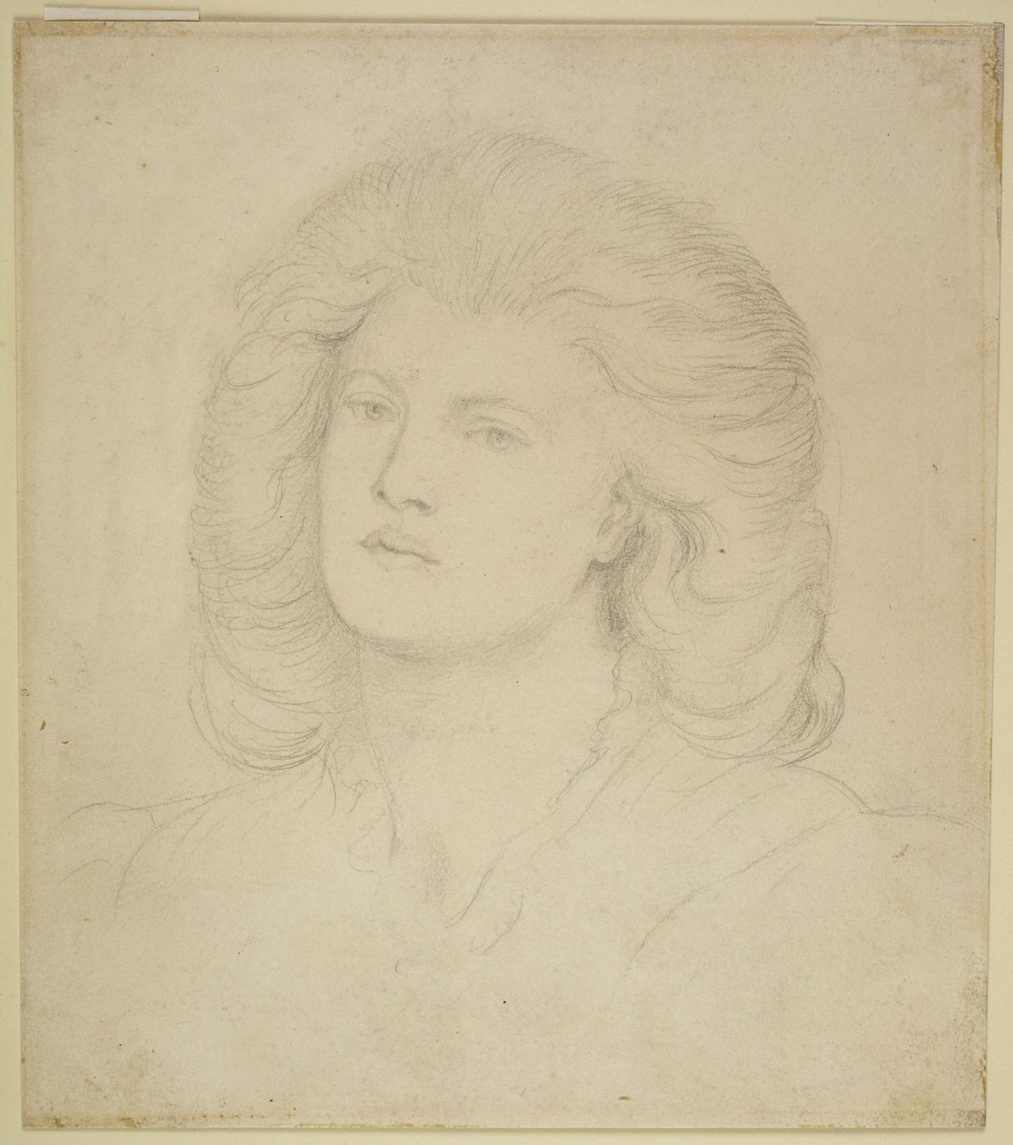 Kvindens hoved af Dante Gabriel Rossetti