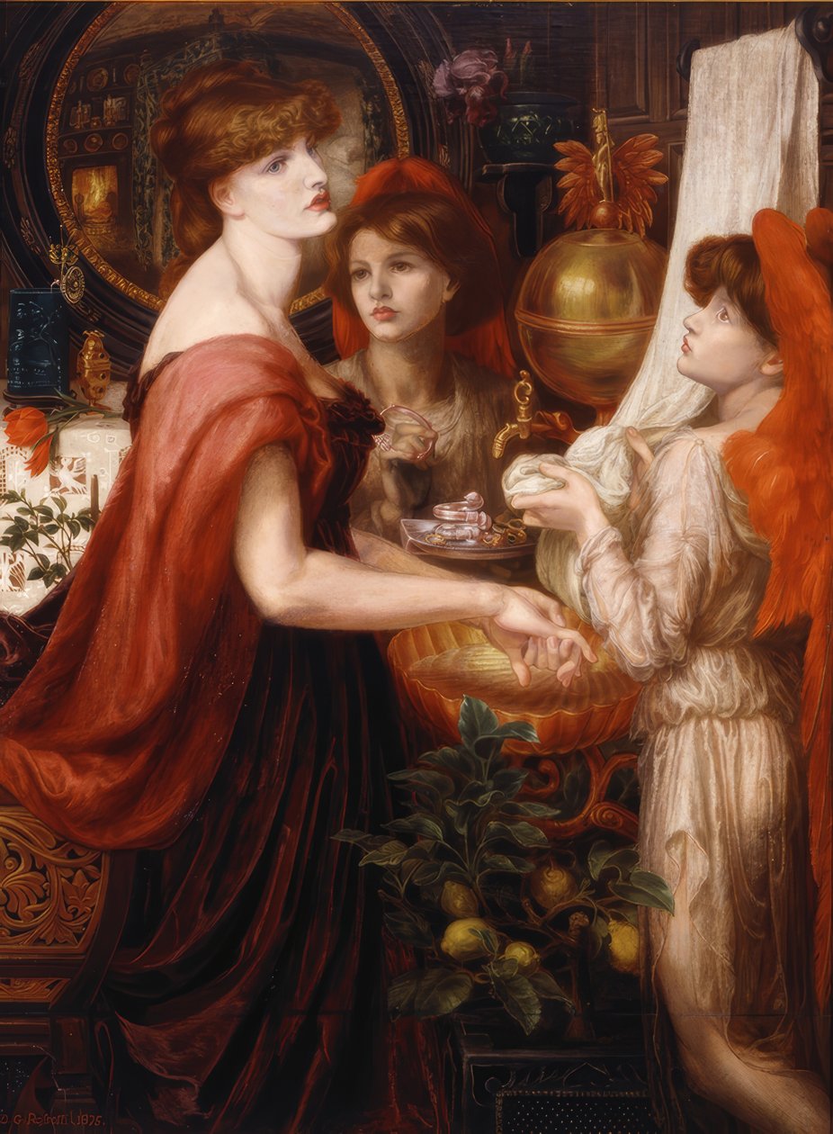 Den smukke hånd af Dante Gabriel Rossetti