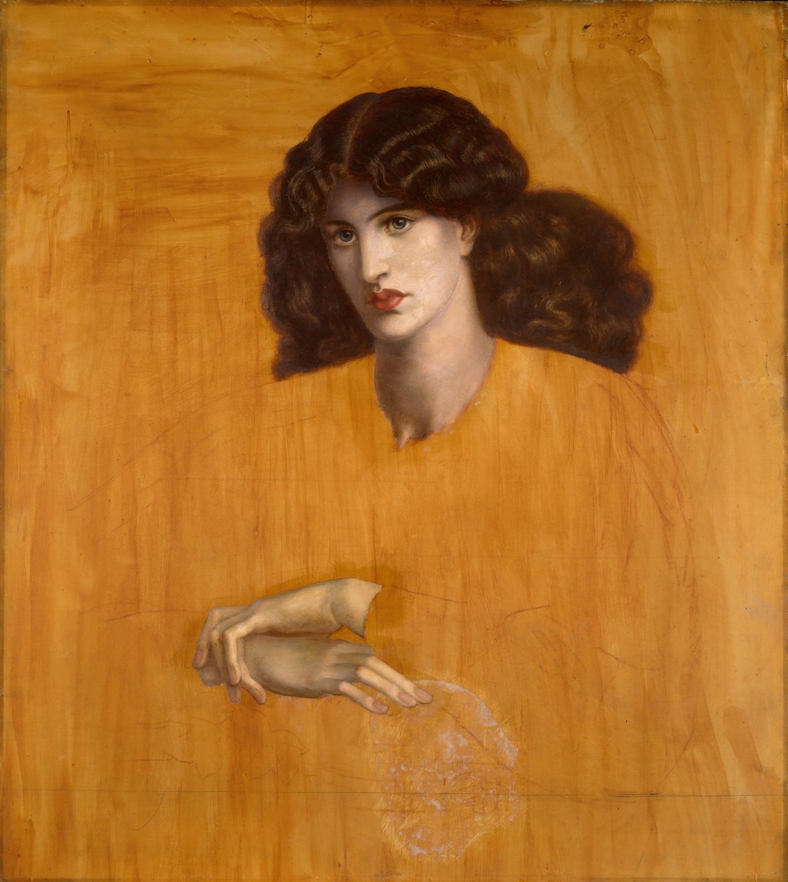 The Lady of Pity, 1881. af Dante Gabriel Rossetti