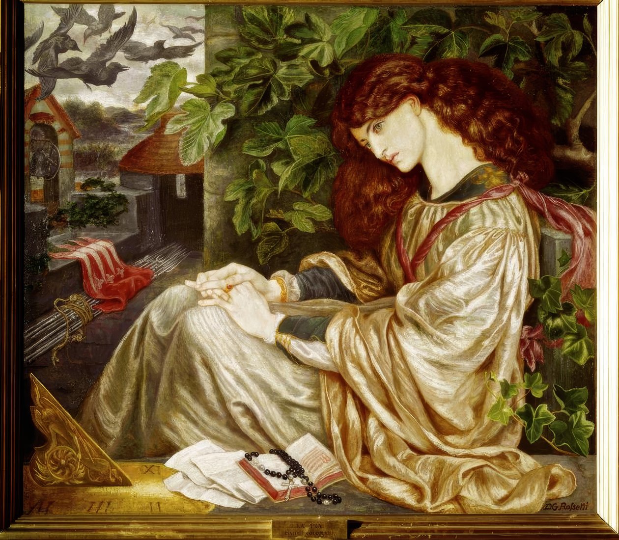 Pia af Dante Gabriel Charles Rossetti