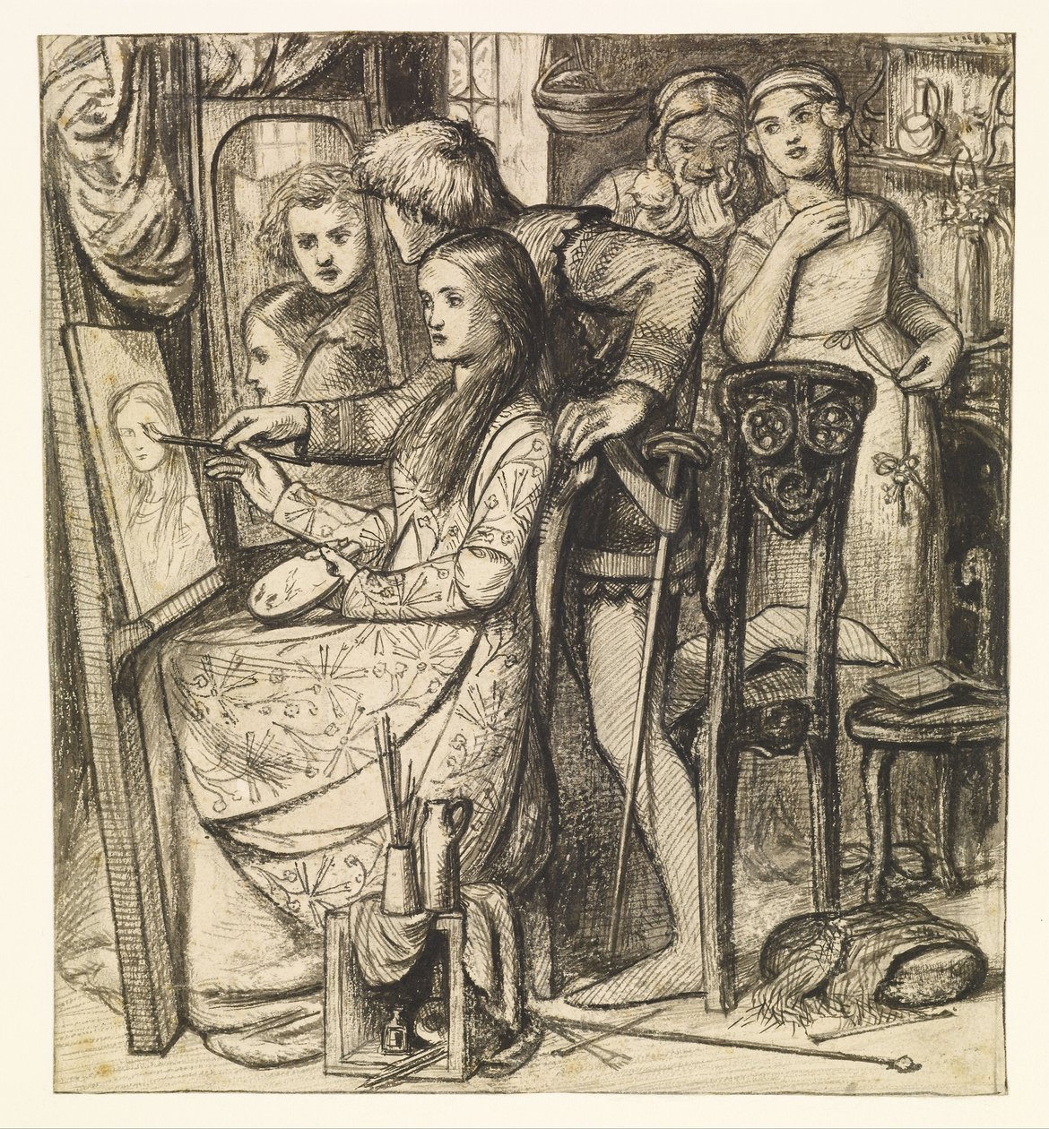Kærlighedens spejl eller en lignelse om kærlighed af Dante Gabriel Charles Rossetti