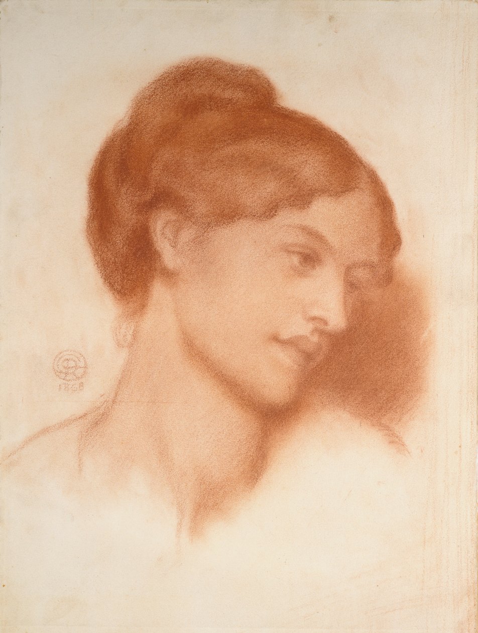 Portræt af fru Murray Marks, 1868 af Dante Gabriel Rossetti