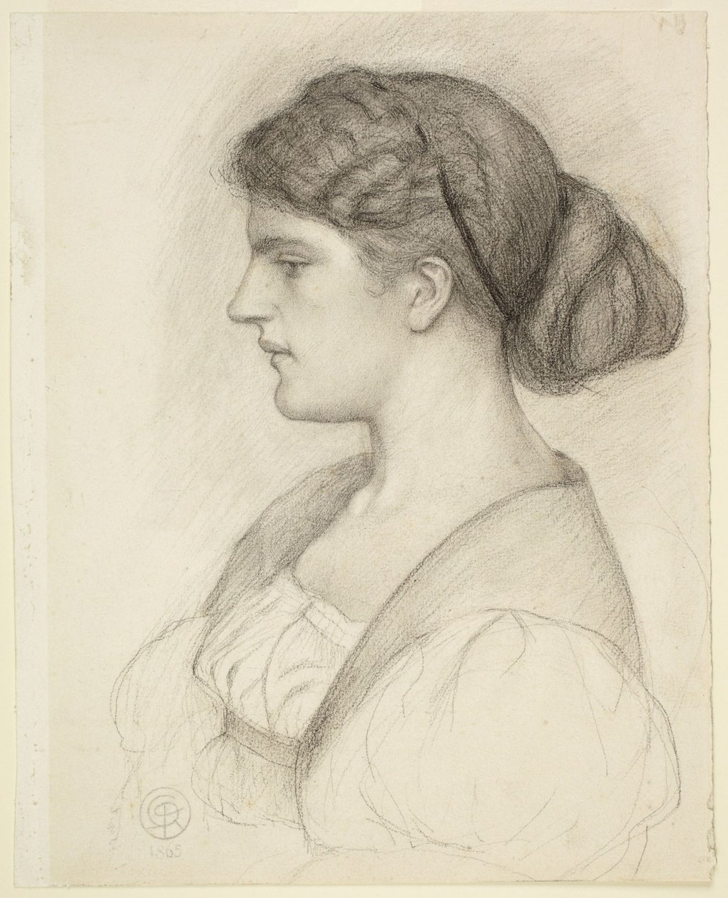 Profilbuste af Fanny Cornforth af Dante Gabriel Rossetti