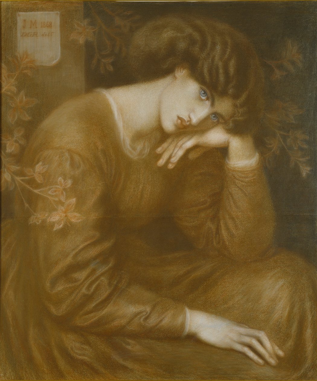 Reverie, 1868 af Dante Gabriel Rossetti